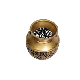 Handcrafted Iron Jaali Vase Pot – Decorative Antique Iron Flower Vase