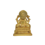 BRASS 6.5IN POOJA GANESHA