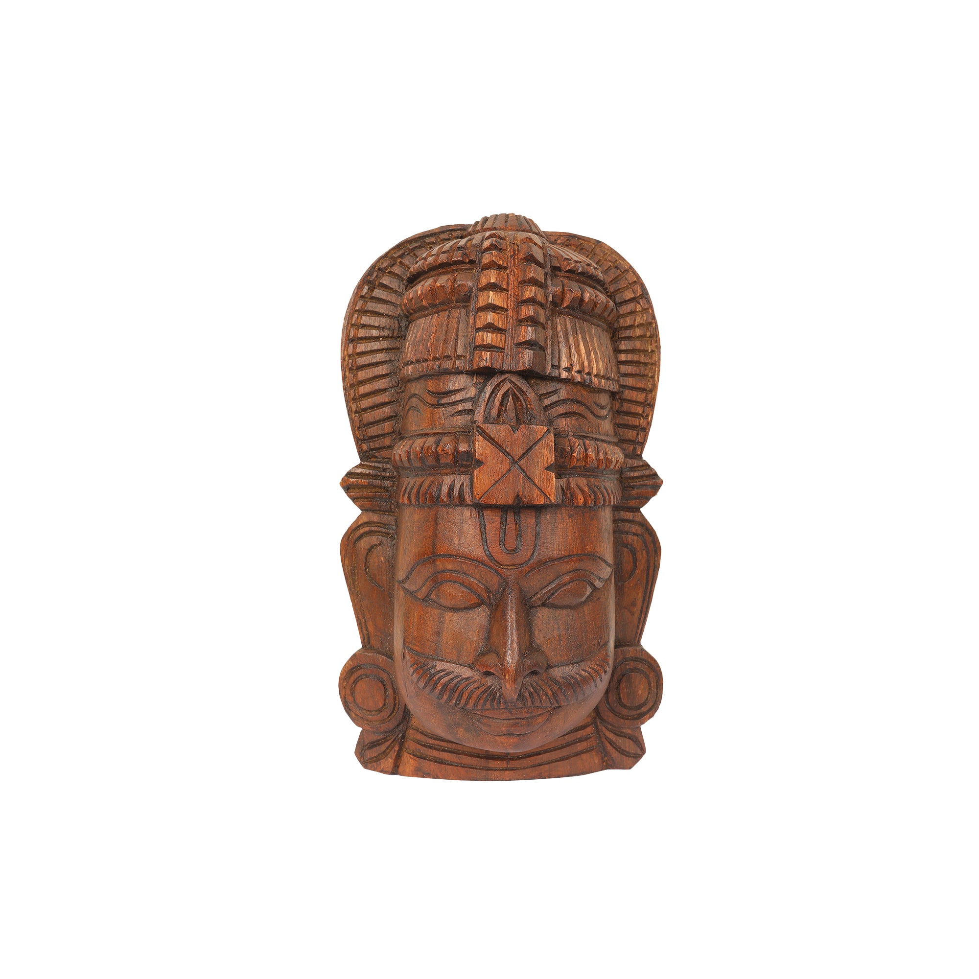 WOODEN 12 IN MEN FACE