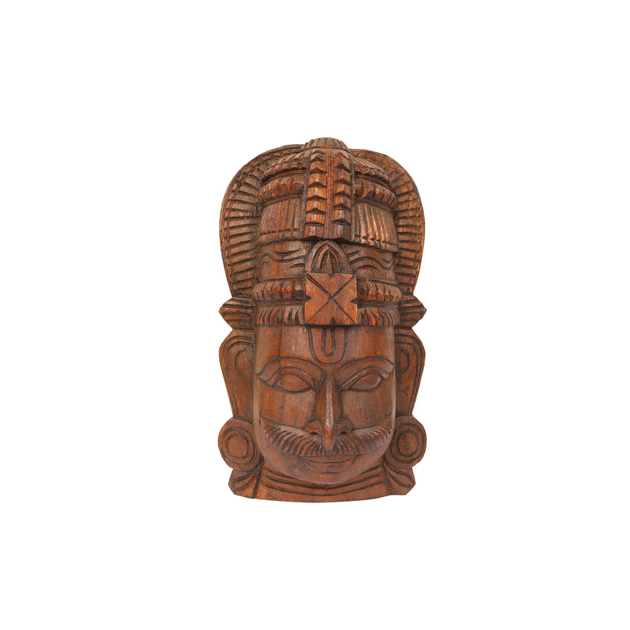 WOODEN 12 IN MEN FACE
