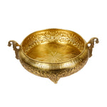 BRASS PEACOK BOWL