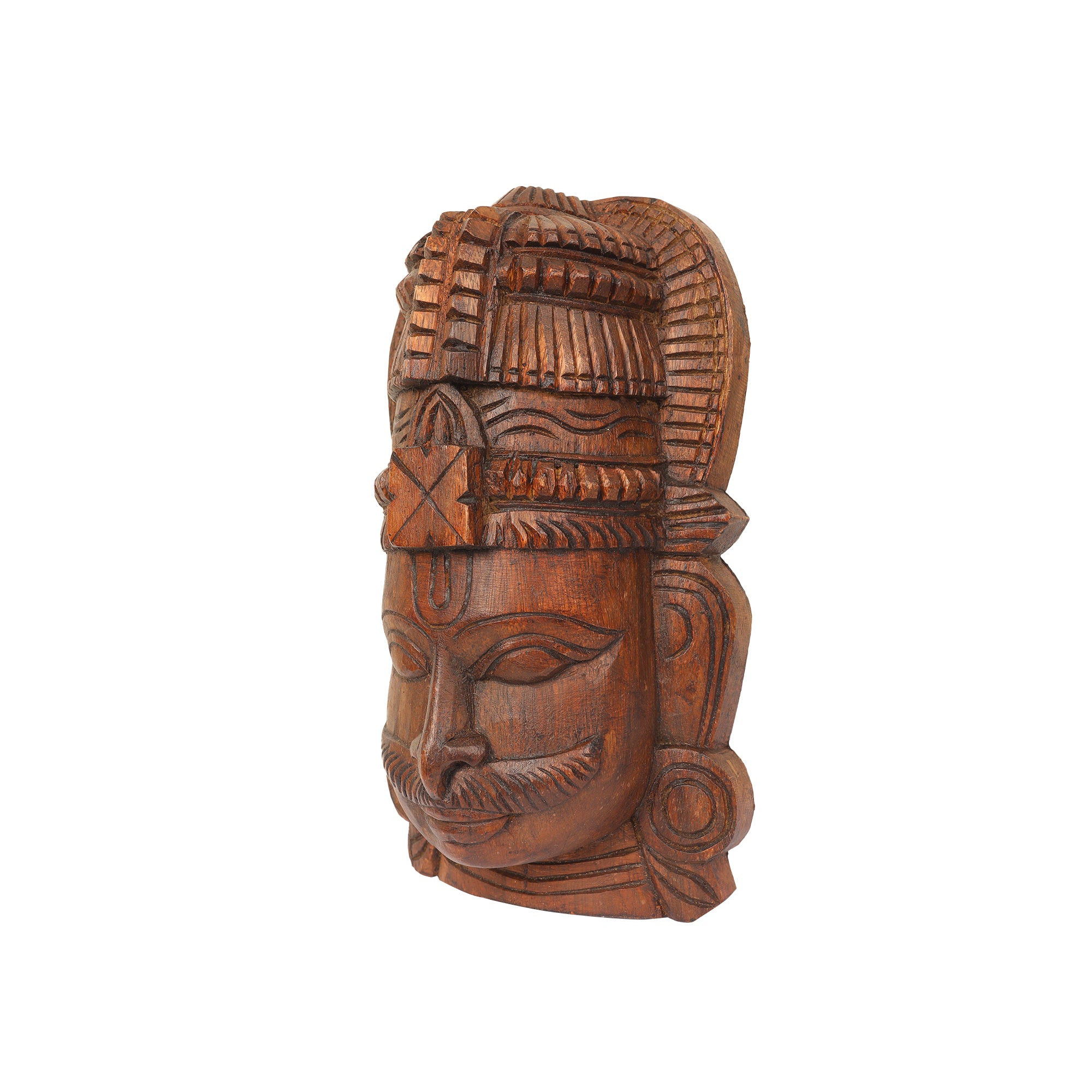 WOODEN 12 IN MEN FACE