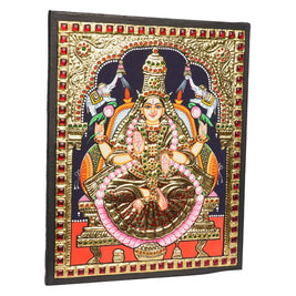 Traditional Gajalakshmi Gold Foil Tanjore Art