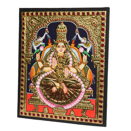 Traditional Gajalakshmi Gold Foil Tanjore Art