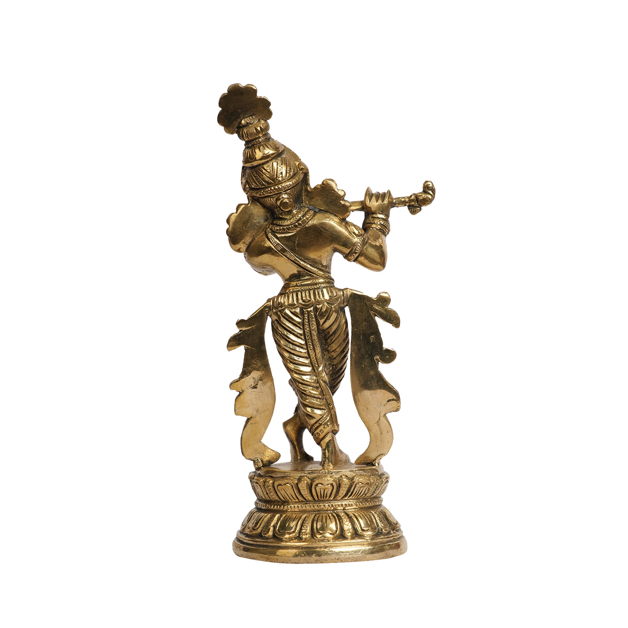 Handcrafted Brass Lord Krishna