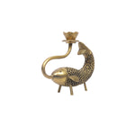 Brass Fish Candle Stand Jali