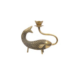 Brass Fish Candle Stand Jali