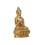 Brass Buddha sitting