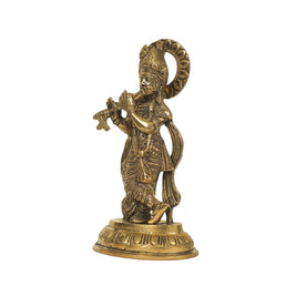 Handcrafted Brass Shri Krishna Statue