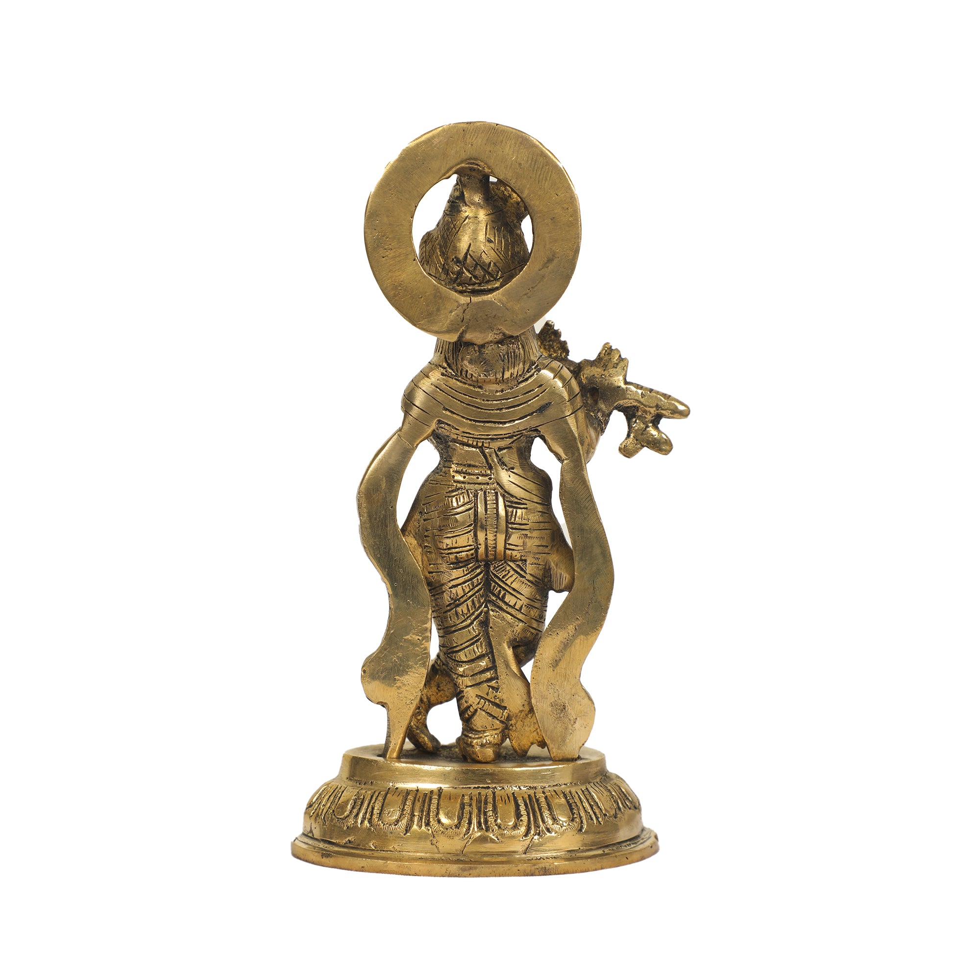 brass Shri Krishna statue