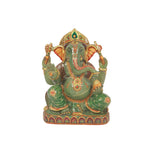 Mp Jade Stone Ganesh Sitting