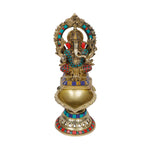 Brass  Ganesh Lamp