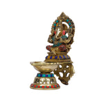 Brass  Ganesh Lamp