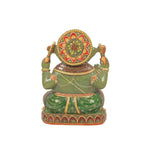 Mp Jade Stone Ganesh Sitting