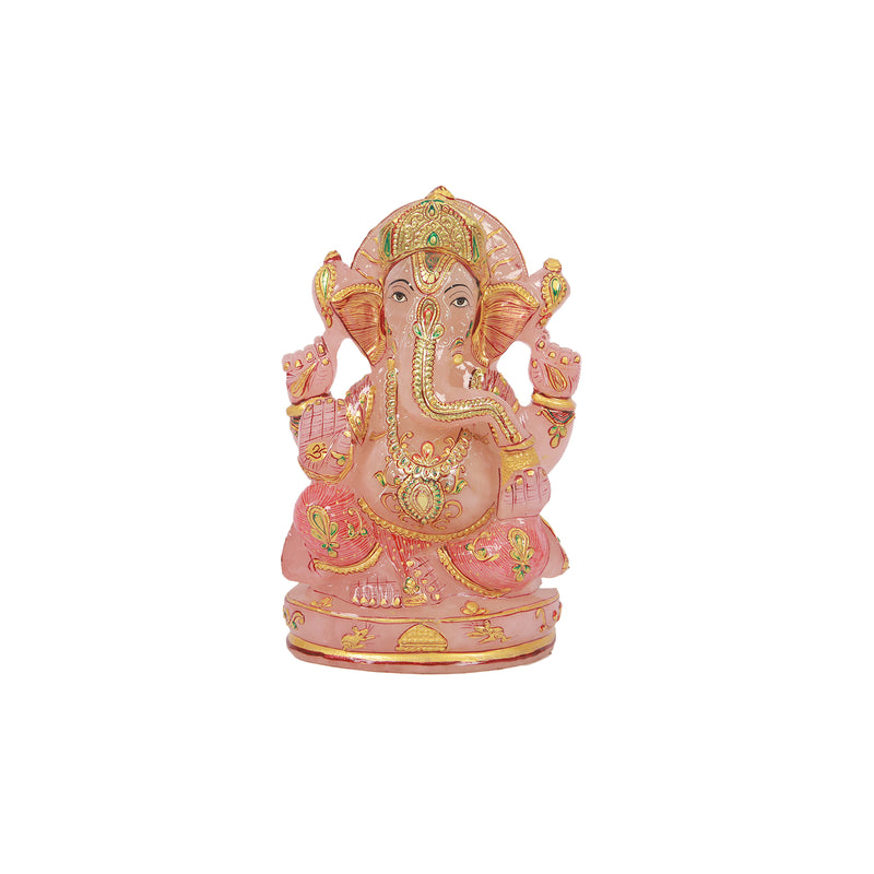 Sps 10in  Jade Stone Ganesha