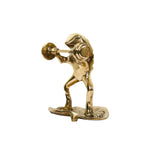 BRASS  WEIGHT LIFTING FROG