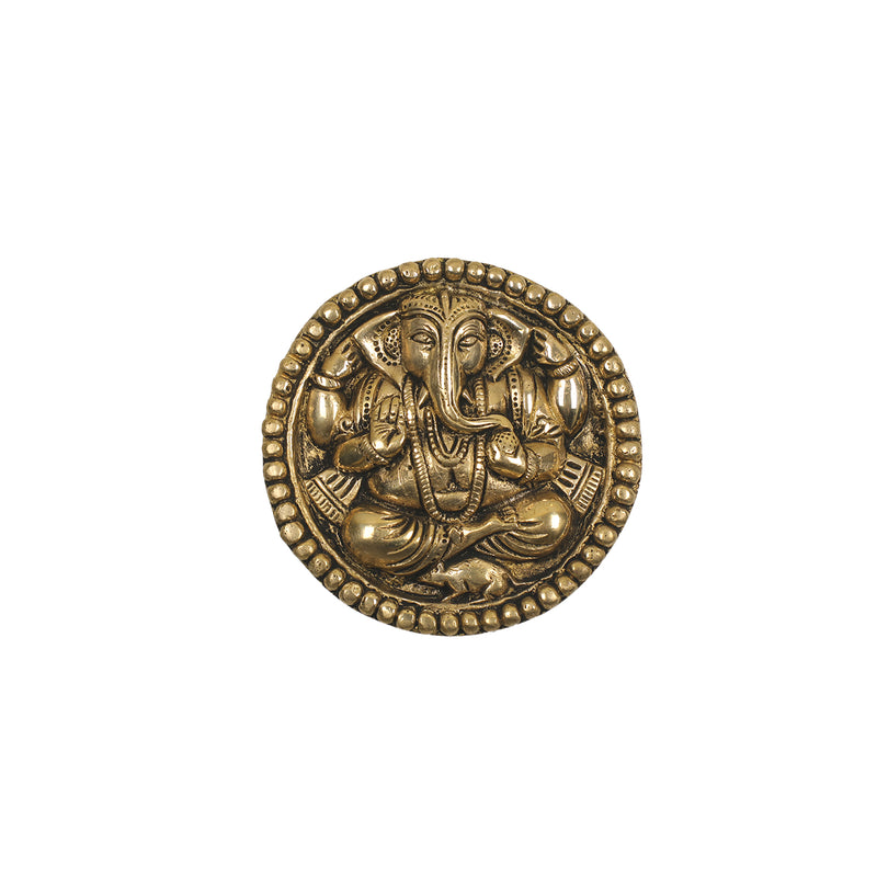 BRASS 4.5 GANESH WALL HANGING