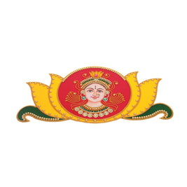 Lotus Motif Amma Face Wall Art Design