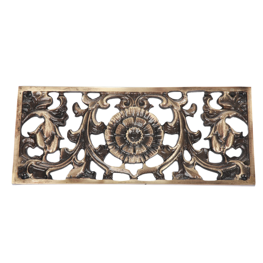 Brass Wall Hanging Jali Panel