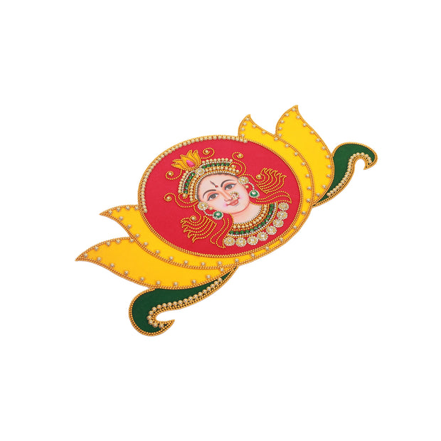 Lotus Motif Amma Face Wall Art Design