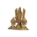 Brass Balaji with shaku and chakra
