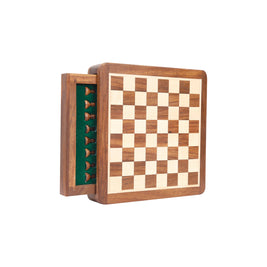 Premium Wooden Handcrafted Foldable Chess Board Set