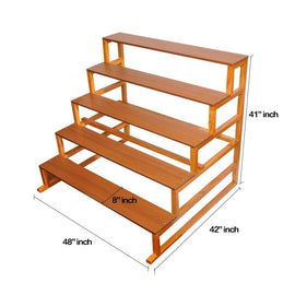 WOODEN GOLU STAND 5 STEPS DETACHABLE