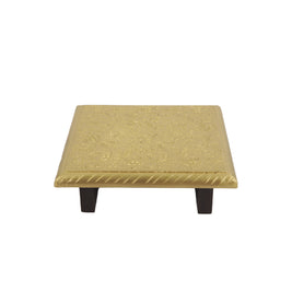 Wood Brass Work Chowki