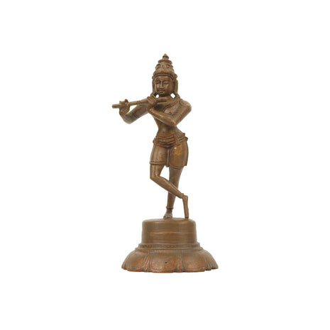 BRONZE FLUET KRISHNA