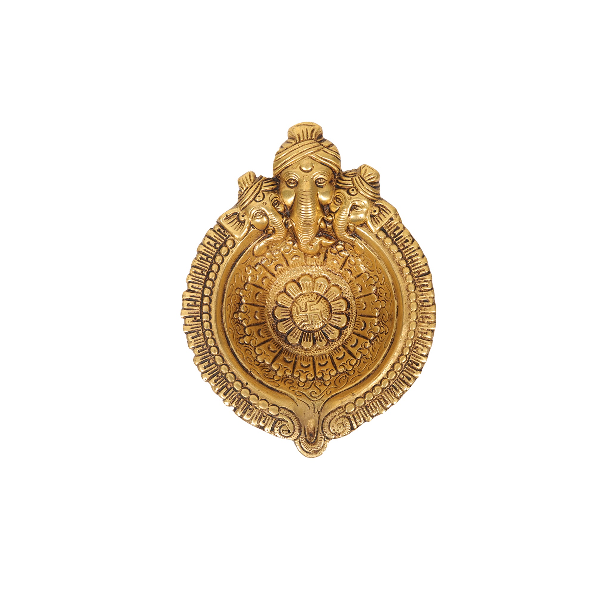 BRASS GANESHA DEEPAK