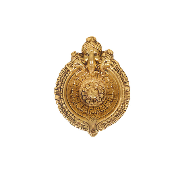 BRASS GANESHA DEEPAK