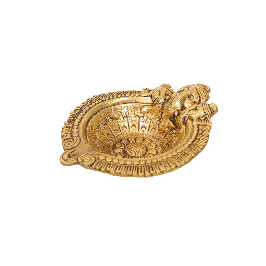 BRASS GANESHA DEEPAK