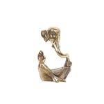 Brass 6-Inch Ganesh Sitting on Base