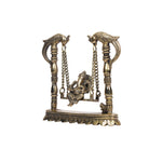 Brass Ganesha Parrot Jhoola