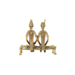 DHOKRA ART COUPLE SITING ON COT