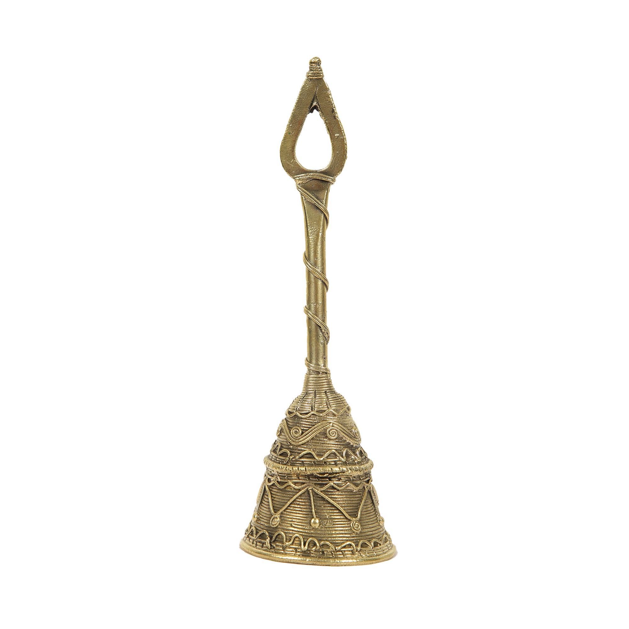DHOKRA ART HAND BELL