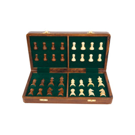 Handcrafted Wooden Chess Set for Home
