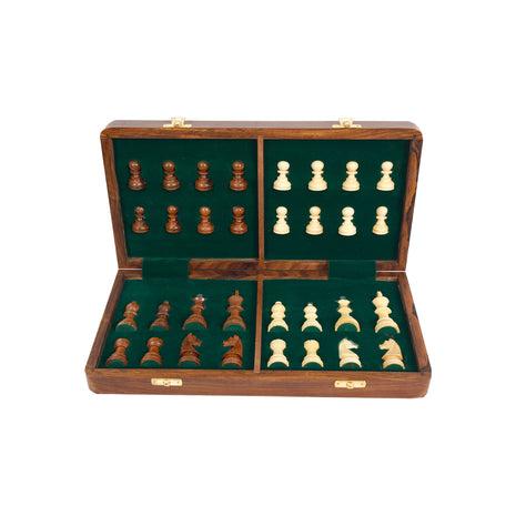Handcrafted Wooden Chess Set for Home