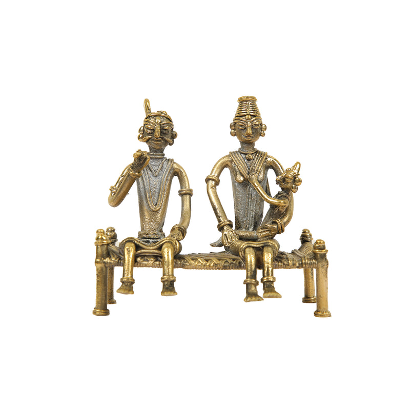 DHOKRA ART COUPLE SITTING