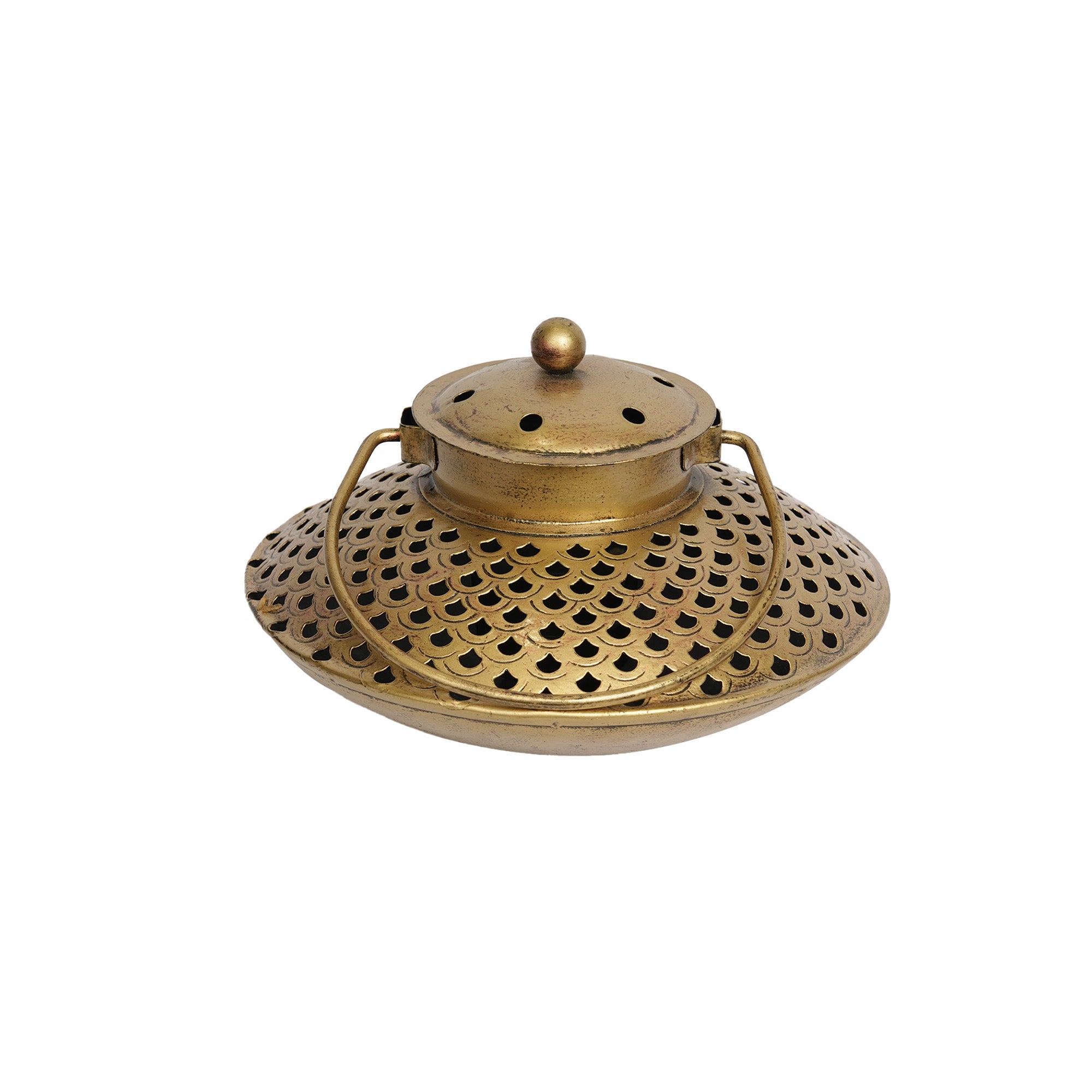 Handcrafted Metal Cutting Diya
