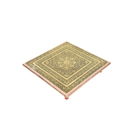 WOODEN BRASS SHEET EMB
