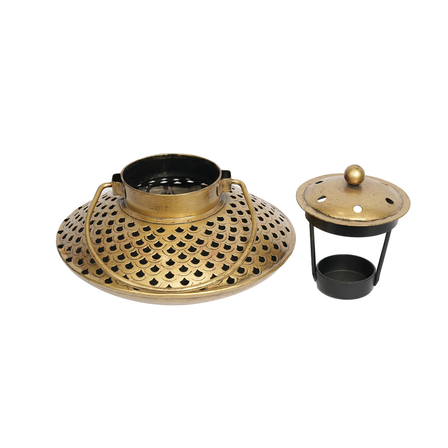Handcrafted Metal Cutting Diya