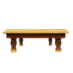WOODEN PRINTED CHOWKI