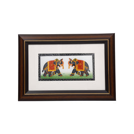 Royal Elephant Framed Wall Painting