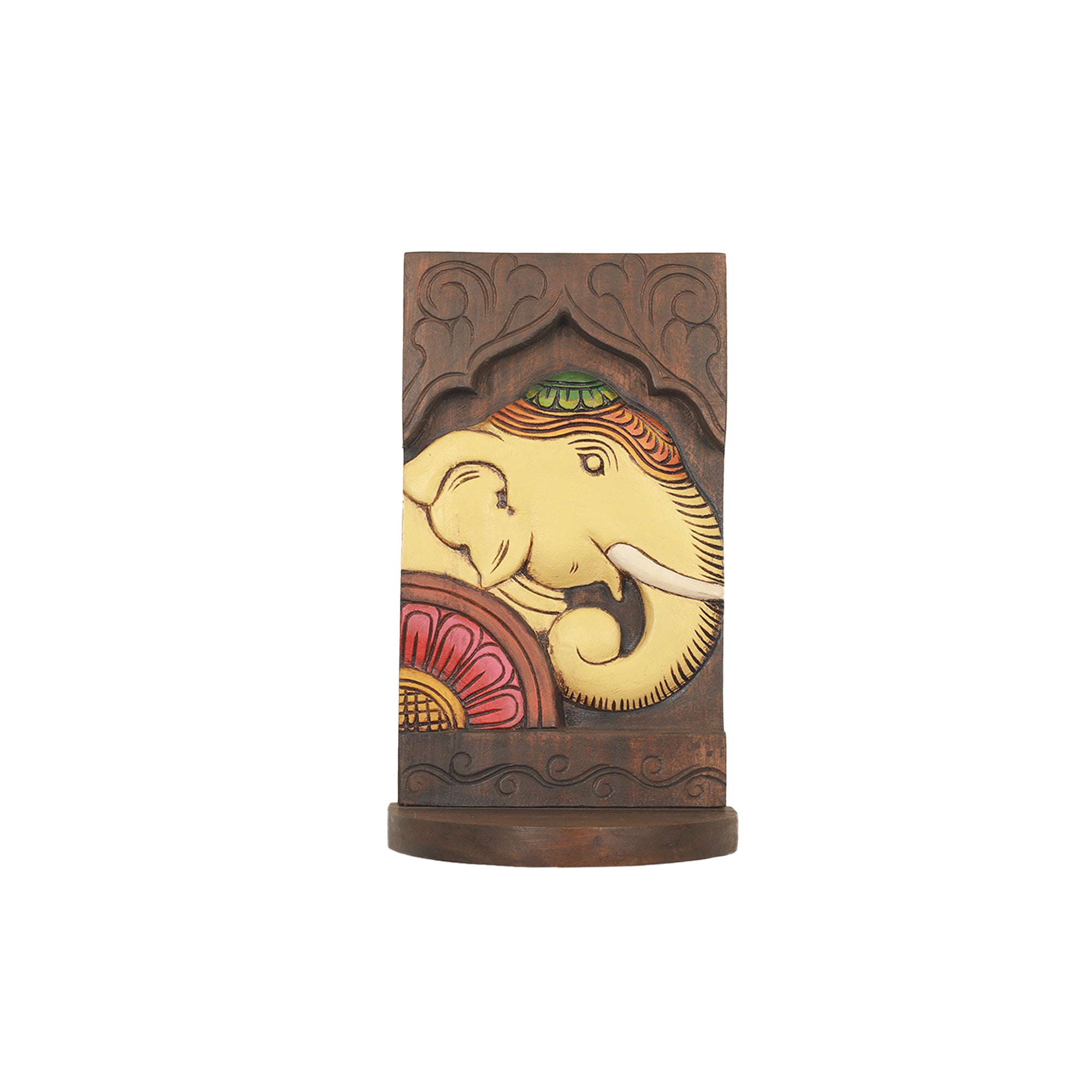 Wooden  Elephant Slab