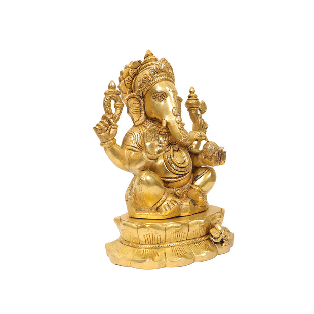 BRASS 11 IN GANESHA SITTING