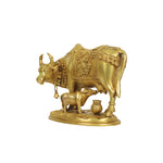 BRASS COW AND CALF