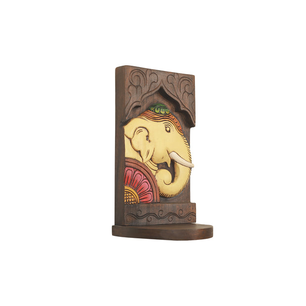 Wooden  Elephant Slab