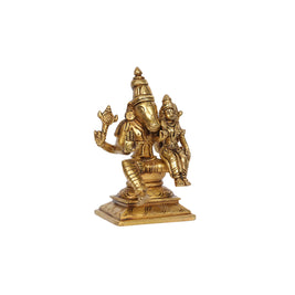 Handcrafted Brass Lakshmi Varaha Swamy Idol