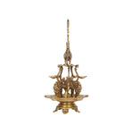 Brass Bird Lamp with Stand